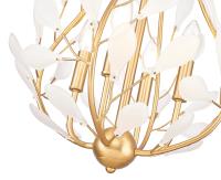 Four Light Chandelier by Z-Lite - Claudine Collection, Modern Gold Finish - 353-18MGLD