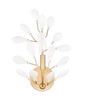 One Light Wall Sconce by Z-Lite - Claudine Collection, Modern Gold Finish - 353-1S-MGLD