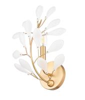 One Light Wall Sconce by Z-Lite - Claudine Collection, Modern Gold Finish - 353-1S-MGLD
