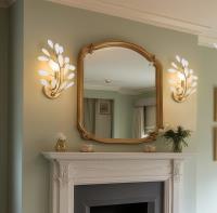 One Light Wall Sconce by Z-Lite - Claudine Collection, Modern Gold Finish - 353-1S-MGLD