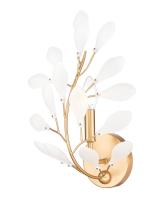 One Light Wall Sconce by Z-Lite - Claudine Collection, Modern Gold Finish - 353-1S-MGLD