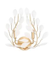 Two Light Wall Sconce by Z-Lite - Claudine Collection, Modern Gold Finish - 353-2S-MGLD