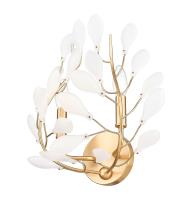 Two Light Wall Sconce by Z-Lite - Claudine Collection, Modern Gold Finish - 353-2S-MGLD