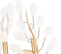 Two Light Wall Sconce by Z-Lite - Claudine Collection, Modern Gold Finish - 353-2S-MGLD
