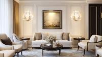 Two Light Wall Sconce by Z-Lite - Claudine Collection, Modern Gold Finish - 353-2S-MGLD