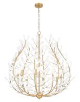 Eight Light Chandelier by Z-Lite - Claudine Collection, Modern Gold Finish - 353-38MGLD