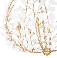 Eight Light Chandelier by Z-Lite - Claudine Collection, Modern Gold Finish - 353-38MGLD