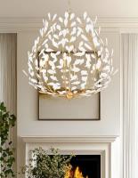 Eight Light Chandelier by Z-Lite - Claudine Collection, Modern Gold Finish - 353-38MGLD