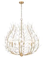 Eight Light Chandelier by Z-Lite - Claudine Collection, Modern Gold Finish - 353-38MGLD