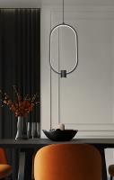 LED Pendant by Z-Lite - Saros Collection, Matte Black Finish - 4101-10MB-LED