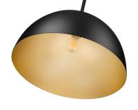 One Light Pendant by Z-Lite - Vega Collection, Matte Black Finish - 4501P16-MB