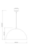 Three Light Pendant by Z-Lite - Vega Collection, Matte Black Finish - 4501P24-MB