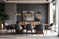 Three Light Pendant by Z-Lite - Vega Collection, Matte Black Finish - 4501P24-MB