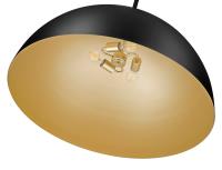 Three Light Pendant by Z-Lite - Vega Collection, Matte Black Finish - 4501P32-MB