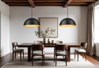 Three Light Pendant by Z-Lite - Vega Collection, Matte Black Finish - 4501P32-MB