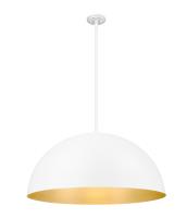 Three Light Pendant by Z-Lite - Vega Collection, Matte White Finish - 4501P32-MW