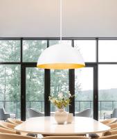 Three Light Pendant by Z-Lite - Vega Collection, Matte White Finish - 4501P32-MW