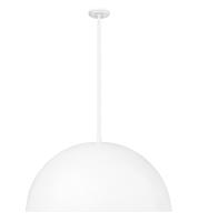 Three Light Pendant by Z-Lite - Vega Collection, Matte White Finish - 4501P32-MW