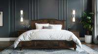 Two Light Wall Sconce by Z-Lite - Emrys Collection, Brushed Nickel Finish - 4504-2S-BN