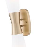 Two Light Wall Sconce by Z-Lite - Emrys Collection, Modern Gold Finish - 4504-2SL-MGLD