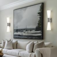 Two Light Wall Sconce by Z-Lite - Emrys Collection, Polished Nickel Finish - 4504-2SL-PN