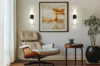 Two Light Wall Sconce by Z-Lite - Emrys Collection, Matte Black Finish - 4504-2S-MB