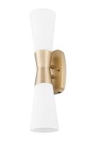 Two Light Wall Sconce by Z-Lite - Emrys Collection, Modern Gold Finish - 4504-2S-MGLD
