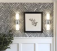 Two Light Wall Sconce by Z-Lite - Emrys Collection, Polished Nickel Finish - 4504-2S-PN