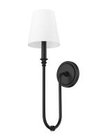 One Light Wall Sconce by Z-Lite - Jisele Collection, Matte Black Finish - 4505-1S-MB