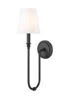 One Light Wall Sconce by Z-Lite - Jisele Collection, Matte Black Finish - 4505-1S-MB