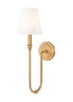 One Light Wall Sconce by Z-Lite - Jisele Collection, Rubbed Brass Finish - 4505-1S-RB