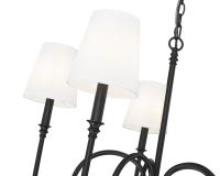 Five Light Chandelier by Z-Lite - Jisele Collection, Matte Black Finish - 4505-5MB