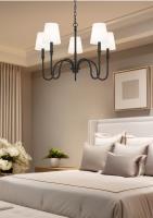 Five Light Chandelier by Z-Lite - Jisele Collection, Matte Black Finish - 4505-5MB