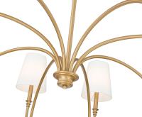 Eight Light Chandelier by Z-Lite - Jisele Collection, Rubbed Brass Finish - 4505-8RB