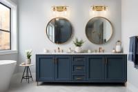 Two Light Vanity by Z-Lite - Joliet Collection, Burnished Brass Finish - 473-2V-BBR