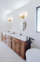 Three Light Vanity by Z-Lite - Joliet Collection, Burnished Brass Finish - 473-3V-BBR