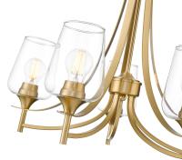 Five Light Chandelier by Z-Lite - Joliet Collection, Burnished Brass Finish - 473-5BBR