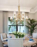 Nine Light Chandelier by Z-Lite - Joliet Collection, Burnished Brass Finish - 473-9BBR