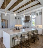 One Light Pendant by Z-Lite - Joliet Collection, Burnished Brass Finish - 473MP-BBR