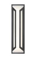 LED Outdoor Wall Mount by Z-Lite - Banff Collection, Sand Black Finish - 5028B-BK-LED