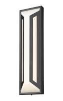 LED Outdoor Wall Mount by Z-Lite - Banff Collection, Sand Black Finish - 5028B-BK-LED