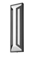 LED Outdoor Wall Mount by Z-Lite - Banff Collection, Sand Black Finish - 5028B-BK-LED