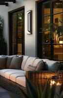 LED Outdoor Wall Mount by Z-Lite - Banff Collection, Sand Black Finish - 5028B-BK-LED