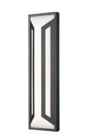 LED Outdoor Wall Mount by Z-Lite - Banff Collection, Sand Black Finish - 5028B-BK-LED
