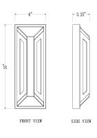 LED Outdoor Wall Mount by Z-Lite - Banff Collection, Sand Black Finish - 5028M-BK-LED