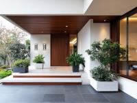 LED Outdoor Wall Mount by Z-Lite - Banff Collection, Sand Black Finish - 5028S-BK-LED