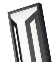 LED Outdoor Wall Mount by Z-Lite - Banff Collection, Sand Black Finish - 5028XL-BK-LED