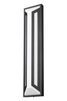 LED Outdoor Wall Mount by Z-Lite - Banff Collection, Sand Black Finish - 5028XL-BK-LED