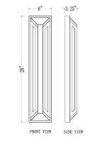 LED Outdoor Wall Mount by Z-Lite - Banff Collection, Sand Black Finish - 5028XL-BK-LED