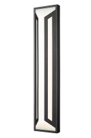 LED Outdoor Wall Mount by Z-Lite - Banff Collection, Sand Black Finish - 5028XL-BK-LED